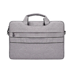 Wewoo Sacoche ST02S Étanche Résistant À La Déchirure Caché Portable Sangle Une épaule Sac À Main pour 15.6 pouces Ordinateurs Portablesavec Valise Ceinture Gris Clair