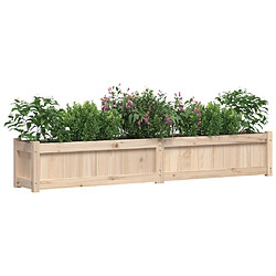 Acheter Maison Chic Jardinière,Bac à fleurs - pot de fleur 180x31x31 cm bois de pin massif -GKD48067