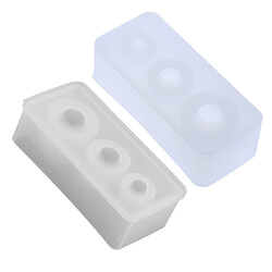 Moule à bijoux silicone fondant gâteau diy Lot De 2 Sphères Rondes En Silicone Pour Univers De Résine Artisanat Ball Bijoux DIY