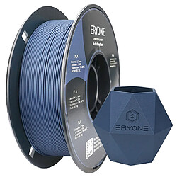 None Filament PLA mat ERYONE pour imprimante 3D 1,75 mm Tolérance 0,03 mm 1 kg (2,2 lb)/bobine - Bleu marine