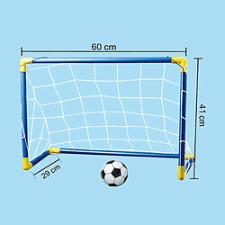 Wewoo Porte de formation de football de cadre de en plastique portable pour les enfants