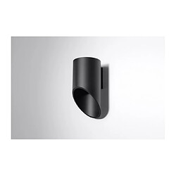 Luminaire Center Applique murale PENNE aluminium noir hauteur 20 Cm