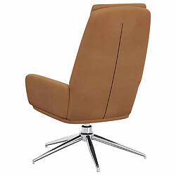 Acheter vidaXL Chaise de relaxation Taupe Similicuir daim