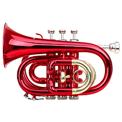 Classic Cantabile Brass TT-400 B-trompette de poche rouge