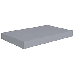 vidaXL Étagère murale flottante gris 40x23x3,8 cm MDF