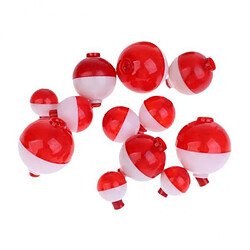 Flotteur de flottes de pêche 2x 12 Pcs Tailles Différentes de Pêche Flotteur Rouge Blanc Rond