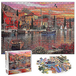 Universal 1000 pièces de puzzle côtier jeu de décompression 