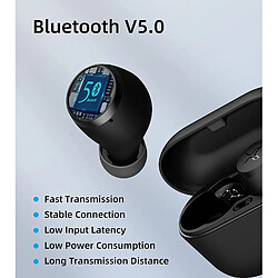 Écouteurs Edifier X3 True Wireless, Qualcomm® AptX™ Audio Bluetooth 5.0 - Noir