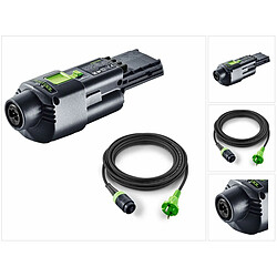 Festool Adaptateur secteur ACA 220-240/18V Ergo avec câble de 4 m pour Ponceuse hybride RTSC 400, DTSC 400, ETSC 125 ( 202501 )