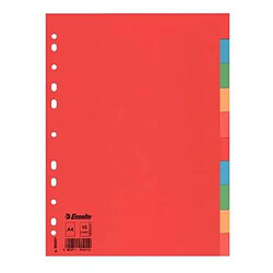 Paravent Esselte Multicoloured Card Dividers Multicouleur 