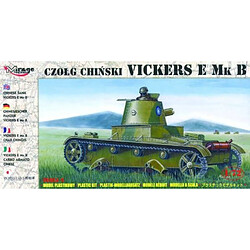 Chinesischer Panzer Vickers E Mk B - 1:72e - Mirage Hobby