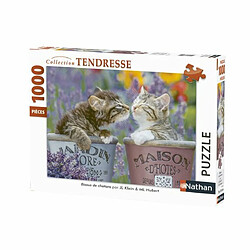 Ludendo Puzzle 1000 pièces Bisous de chatons