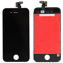 Wewoo Pour iPhone 4 LCD + noir Frame + Touch Pad Digitizer Assemblée pièce détachée 3 en 1