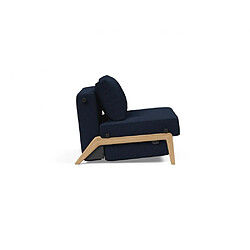 Avis Inside 75 INNOVATION LIVING Fauteuil design SOFABED CUBED 02 WOOD Mixed Dance Blue convertible lit 200*90 cm