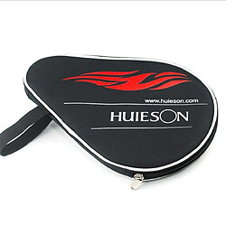 Wewoo HUIESON HS-PT-H02 Raquette de tennis de table en tissu Oxford avec étui forme de gourde de gourdetaille 30x20.5cm Noir 