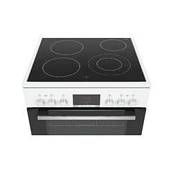 Acheter Cuisinière vitrocéramique 66l 4 feux blanc - hkr39i120 - BOSCH