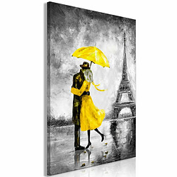 Paris Prix Tableau Imprimé Paris Fog Yellow 60 x 90 cm 