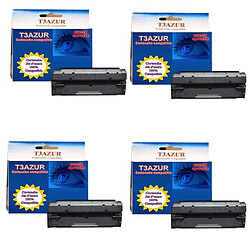 T3Azur C4092A - 4 Toners génériques HP LaserJet 1100, 1100 XI, 1100A, 3200, 3200M 