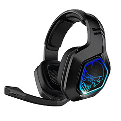 Spirit Of Gamers Casque micro sans fil gamer XPERT-H900 2,4 ghz pour PS4/Xbox one/Switch/PC/Mac Rétro éclairé bleu - 10h d'autonomie