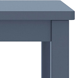 Avis vidaXL Table de chevet Gris clair 35x30x47 cm Bois de pin massif