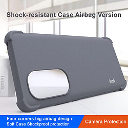 Coque en TPU IMAK anti-chute, mat, airbag à quatre coins, antichoc pour votre Motorola Edge (2022) 5G - gris