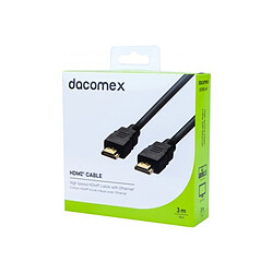 ABI DIFFUSION DACOMEX Cordon HDMI haute vitesse avec Ethernet - 3 m 