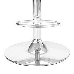 vidaXL Tabouret de bar Blanc Similicuir pas cher