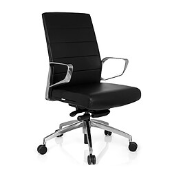 Avis Chaise de bureau PROVIDER simili-cuir noir hjh OFFICE