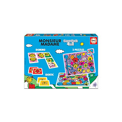 Educa Borras Puzzle Educa Superpack Monsieur Madame