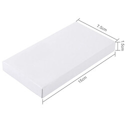 Wewoo Pour iPhone 5 / 5S blanc / 5C, 4 / 4S, 3G / 3GS, taille: 15cm x 7.5cm x 1.5cm Emballage de pièces de rechange