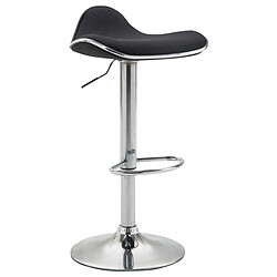 Non Tabouret de bar Shanghai tissu chrome 