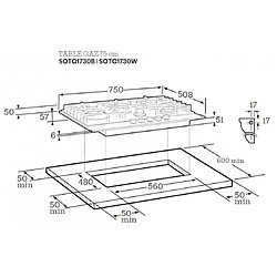 Avis Scholtès Plaque gaz SOTG1730B