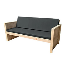 Wood4you - Banc de jardin Ameland - 'Do it yourself' kit épicéa 152Lx72Hx57T cm - Coussins inclus