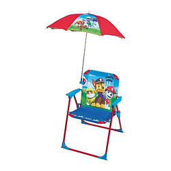 Fun House **Pat Patrouille chaise avec parasol pour enfant