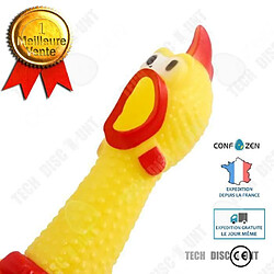 CONFO® poulet couineur chien jaune plastique jouet coq enfant resistant bruit gros interactif crie à jouer animaux