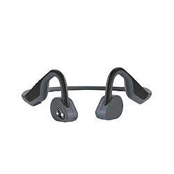 Universal [ Bluetooth 5.0 ] Casque Bluetooth sans fil BH128 Casque à charge rapide à conduction osseuse Gris pas cher