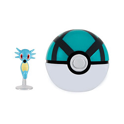 Jazwares Pokémon - Clip'n'Go Poké Balls Hypotrempe & Filet Ball 