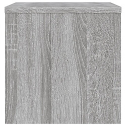 Maison Chic Table de chevet,Table de nuit,Table d'appoint pour salon Sonoma gris 40x30x30 cm Bois d'ingénierie -MN29117 pas cher