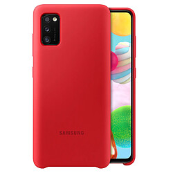 Coque Samsung Galaxy A41 Semi-rigide Soft Touch Silicone Cover Original Rouge