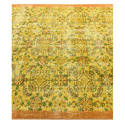 Avis Vidal Tapis de laine 262x160 jaune Ultra Vintage