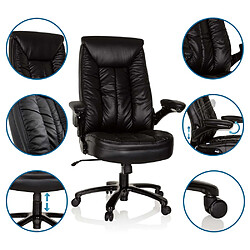 Avis Chaise lourdes confortables / Siège de bureau INSTRUCTOR III XXL Cuir noir hjh OFFICE