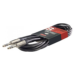 Câble Audio Jack Stereo 6m deluxe Stagg SAC6PS DL