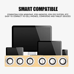 ComfortXL Enceinte sans fil multifonctionnelle bluetooth 5.0 avec effet de basses puissant pour téléphone tablette pc - jaune pas cher