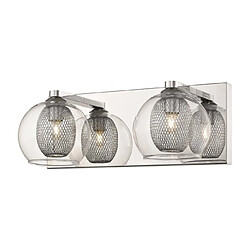 Luminaire Center Applique Murale Chrome LIVERPOOL 2 Lumières