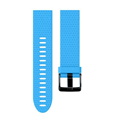 Avis Wewoo Bracelet pour montre connectée Dragonne rapidement amovible en silicone Fenix 5S 20mm Bleu ciel