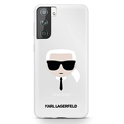 Karl Lagerfeld Head - Coque pour Samsung Galaxy S21+ (Transparente) 