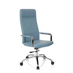 Chaise de bureau / Siège pivotant SARANTO PLUS I Tissu Bleu clair hjh OFFICE pas cher