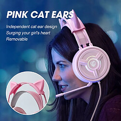 Avis Universal Oreilles de chat mignonnes Casque sans fil avec microphone peut être contrôlé LED Enfants Filles Musique Stéréo Casque Téléphone Portable Bluetooth Casque Cadeau |