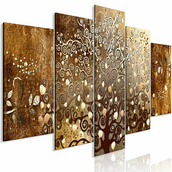 Paris Prix Tableau Imprimé Falling Leaves 5 Panneaux Wide 100x225cm