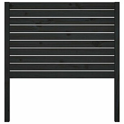 Avis Maison Chic Tête de lit scandinave pour lit adulte,Meuble de chambre Noir 81x4x100 cm Bois massif de pin -MN16317